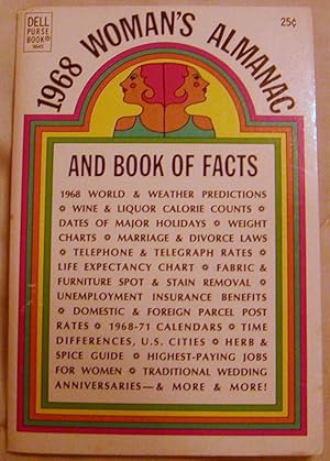 Immagine del venditore per 1968 Woman's Almanac and Book of Facts venduto da Hastings of Coral Springs