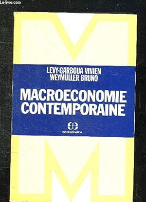 Bild des Verkufers fr Macroconomie contemporaine (1ere dition) zum Verkauf von JLG_livres anciens et modernes