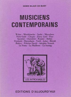 Imagen del vendedor de Musiciens contemporains a la venta por JLG_livres anciens et modernes