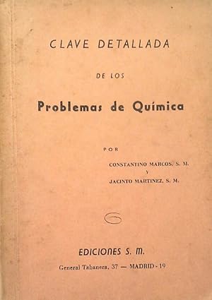 CLAVE DETALLADA DE LOS PROBLEMAS DE QUÍMICA