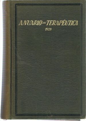 ANUARIO TERAPEUTICO 1928