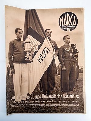 MARCA SEMANARIO GRÁFICO DE LOS DEPORTES 168. ADRID VENCEDOR. 28 ABRIL, 1942 (Vvaa) Marca, 1942