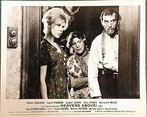 Imagen del vendedor de Heavens Above' Original Lobby Card; Eric Sykes and Irene Handl a la venta por Rattlesnake Books