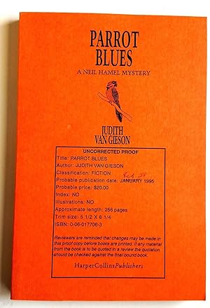 Seller image for Parrot Blues: A Neil Hamel Mystery ARC for sale by ILT Books