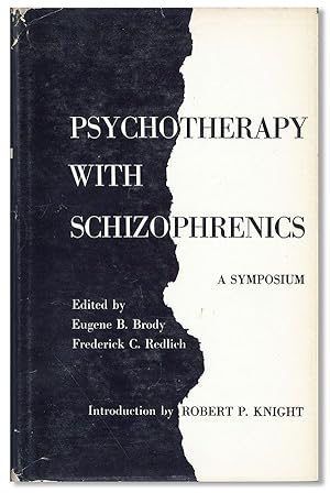 Imagen del vendedor de Psychotherapy with Schizophrenics a la venta por Lorne Bair Rare Books, ABAA