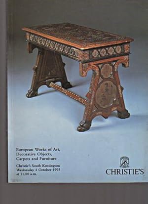 Christies 1995 European Works of Art, Furniture & Carpets