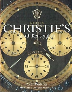 Christies June 2000 Rolex Watches