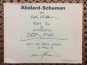 Abelard-Schuman and Ralph Steadman wish you a successful Book Fair