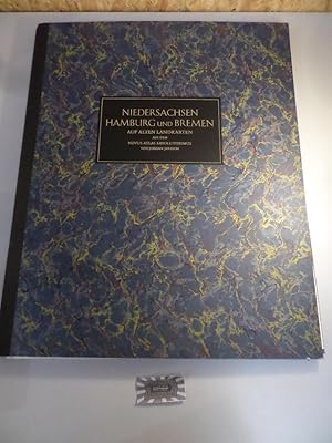 Niedersachsen, Hamburg und Bremen auf alten Landkarten aus dem Novus Atlas Absolutissimus.