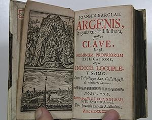 Bild des Verkufers fr Argenis, figuris aeneis adillustrata, suffixo clave, hoc est, nominum propriorum explicatione, atque indice locupletissimo. zum Verkauf von Antiquariat  Braun