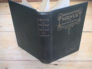 Seller image for Menus for Every Day of the Year with 828 Recipies for sale by The Book Business (P.B.F.A)