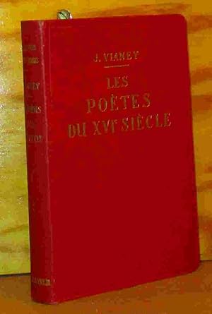 Imagen del vendedor de CHEFS-D'OEUVRE POETIQUES DU XVIE SIECLE - MAROT, DU BELLAY, RONSARD, D'AUBIGNE, REGNIER a la venta por Livres 113