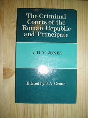 Seller image for The Criminal Courts of the Roman Republic and Principate for sale by Expatriate Bookshop of Denmark