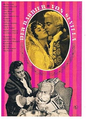Der Barbier von Sevilla. Mit Tite Gobbi, Armando Francioli, Irene Genna u.a. Regie: Camillo Masto...