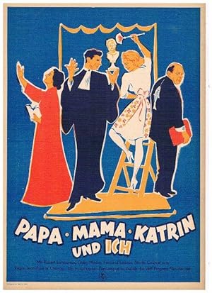 Papa, Mama, Katrin und Ich. Mit Robert Lamoureux, Gaby Morlay, Fernand Ledoux u.a. Regie: Jean Pa...