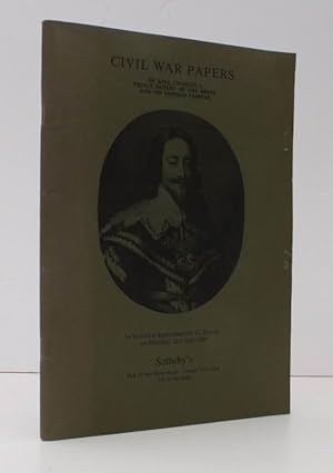 Seller image for [Sale Catalogue of] Civil War Papers of King Charles I, Prince Rupert of the Rhine and Sir Thomas Fairfax. 21 July 1980. Sale code: nil. CIVIL WAR PAPERS OF CHARLES I for sale by Island Books