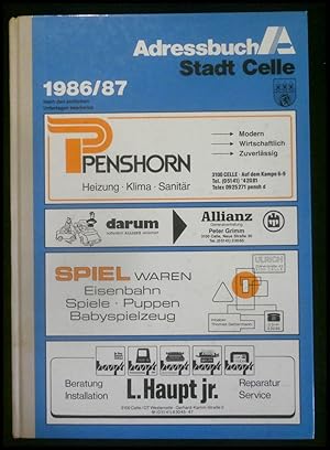 Bild des Verkufers fr Adressbuch Stadt Celle 1986/ 87 zum Verkauf von ANTIQUARIAT Franke BRUDDENBOOKS