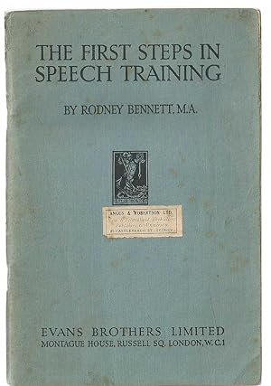 The First Steps in Speech Training