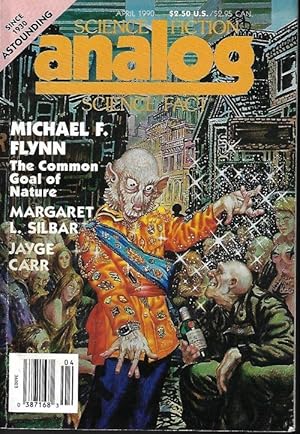 Imagen del vendedor de ANALOG Science Fiction/ Science Fact: April, Apr. 1990 a la venta por Books from the Crypt