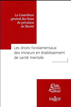 les mineurs privés de liberté ; rapport thématique CGLPL (1re édition)