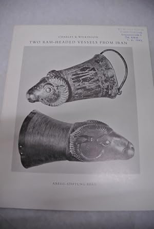 Immagine del venditore per Two Ram-Headed Vesels from Iran. (= Monographien der Abegg-Stiftung, Bd. 1). venduto da Antiquariat Bookfarm