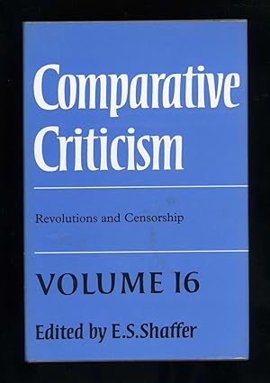 REVOLUTIONS AND CENSORSHIP: COMPARATIVE CRITICISM: VOLUME 16