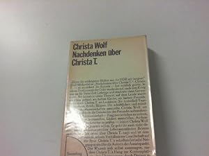 Bild des Verkufers fr Nachdenken ber Christ T.; Sammlung Luchterhand - Band 31. zum Verkauf von Zellibooks. Zentrallager Delbrck