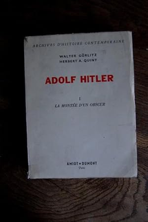 Seller image for Adolf Hitler - Tome I : La monte d'un obscur ; Tome II : La course vers le dsastre for sale by Un livre en poche