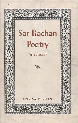 Bild des Verkufers fr Sar Bachan Poetry (Selections) zum Verkauf von San Francisco Book Company