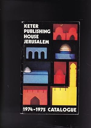 Bild des Verkufers fr Keter Publishing House Jerusalem 1974-1975 Catalogue zum Verkauf von Meir Turner