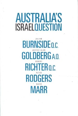 Seller image for Australia's Israel Question for sale by Goulds Book Arcade, Sydney