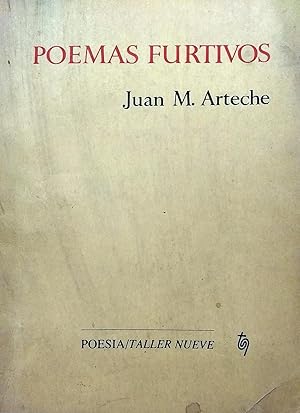 Imagen del vendedor de Poemas furtivos. Prlogo Rosa Cruchaga de Walker a la venta por Librera Monte Sarmiento