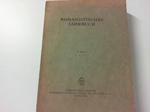 Imagen del vendedor de Romanistisches Jahrbuch, IV. Band 1951. a la venta por Zellibooks. Zentrallager Delbrck