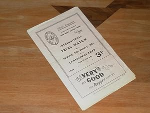 Seller image for Official Programme International Trial Match 10th January 1953 at Lansdowne Road Whites XV v Blues XV for sale by Dublin Bookbrowsers