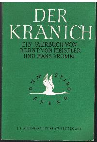 Der Kranich Ein Jahrbuch für die dramatische und epische Kunst