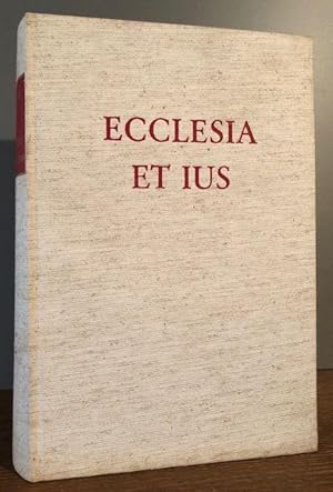 Image du vendeur pour Ecclesia et ius. Festgabe fr Audomar Scheuermann zum 60. Geburtstag. mis en vente par Antiquariat Lohmann