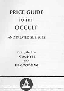 Bild des Verkufers fr Price Guide to the Occult, and Related Subjects. zum Verkauf von Wittenborn Art Books