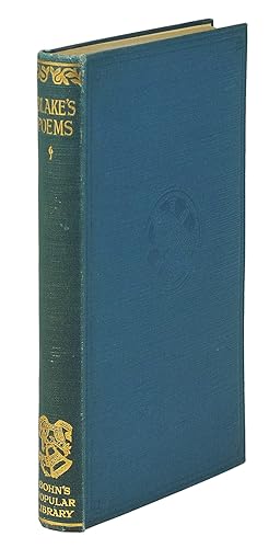 Imagen del vendedor de The Poetical Works of William Blake. With a Prefatory Memoir by William Michael Rossetti. a la venta por John Windle Antiquarian Bookseller, ABAA