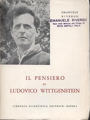 Imagen del vendedor de Il pensiero di Ludovico Wittgenstein a la venta por Di Mano in Mano Soc. Coop