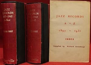 Seller image for Jazz Records A-Z 1897-1942 with Index for sale by The Book Collector, Inc. ABAA, ILAB