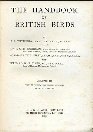 Seller image for The Handbook of British Birds Volume III : Hawks to Ducks for sale by Godley Books