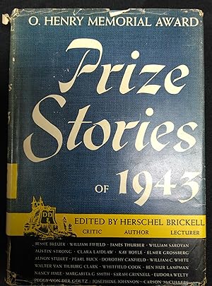 Seller image for O. Henry Memorial Award Prize Stories of 1943. for sale by Fleur Fine Books