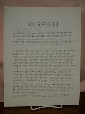 Seller image for OSFAN [52], Volume 2, No. 1, November 21, 1969 for sale by Robert Gavora, Fine & Rare Books, ABAA