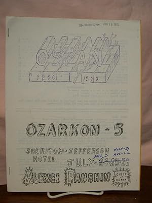 Bild des Verkufers fr OSFAN, Volume 2, No. 7, May 21, 1970 zum Verkauf von Robert Gavora, Fine & Rare Books, ABAA