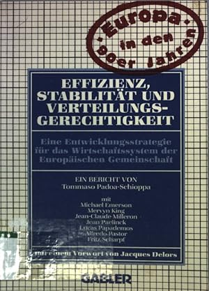 Bild des Verkufers fr Effizienz, Stabilitt und Verteilungsgerechtigkeit: eine Entwicklungsstrategie fr das Wirtschaftssystem der Europ. Gemeinschaft: ein Bericht. zum Verkauf von books4less (Versandantiquariat Petra Gros GmbH & Co. KG)