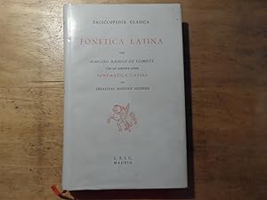 Imagen del vendedor de Fonetica Latina - Enciclopedia clasica Nr. 5 a la venta por Ratisbona Versandantiquariat