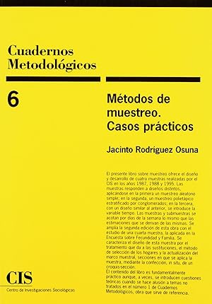 Seller image for Metodos de muestreo: casos practicos for sale by Imosver