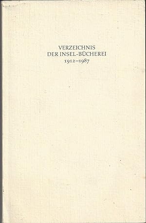Bild des Verkufers fr 75 Jahre Insel-Bcherei. 1912 - 1987. Eine Bibliographie. Mit 44 Abbildungen. zum Verkauf von Versandantiquariat Alraune