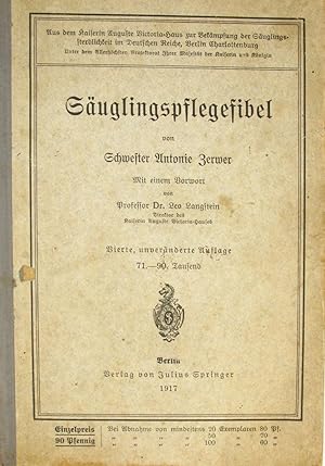 Seller image for Suglingspflegefibel, for sale by Versandantiquariat Hbald