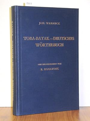 Bild des Verkufers fr Toba-batak - deutsches Wrterbuch. Mit den Ergnzungen von Joh. Winkler. Neu herausgegeben von R. Roolvink. Mit einem Register Deutsch-Batak von K. A. Adelaar. zum Verkauf von "Jos Fritz" Antiquariat Matthias Putze